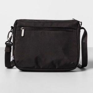 AntiTheft RFID Medium Crossbody Handbag - Black -